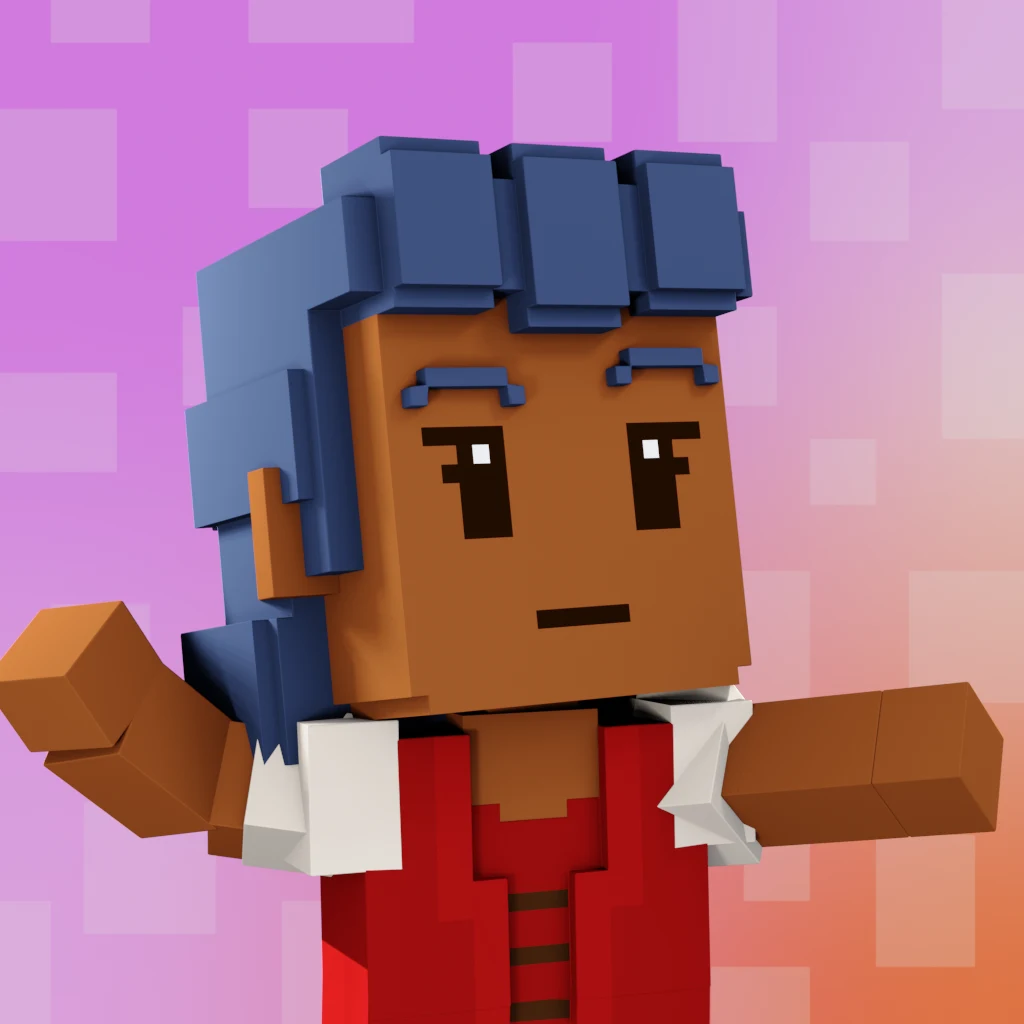 Pirate #9213 voxel render