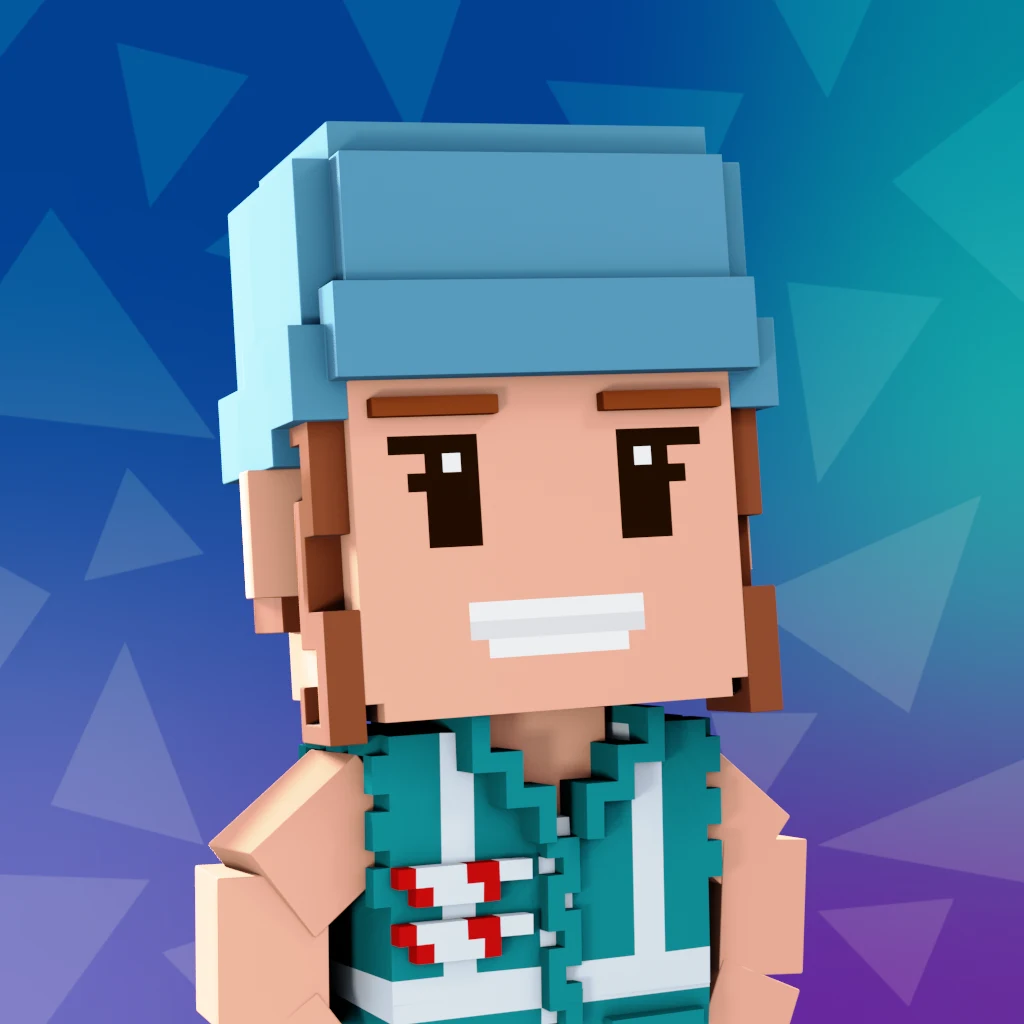 Pirate #9214 voxel render