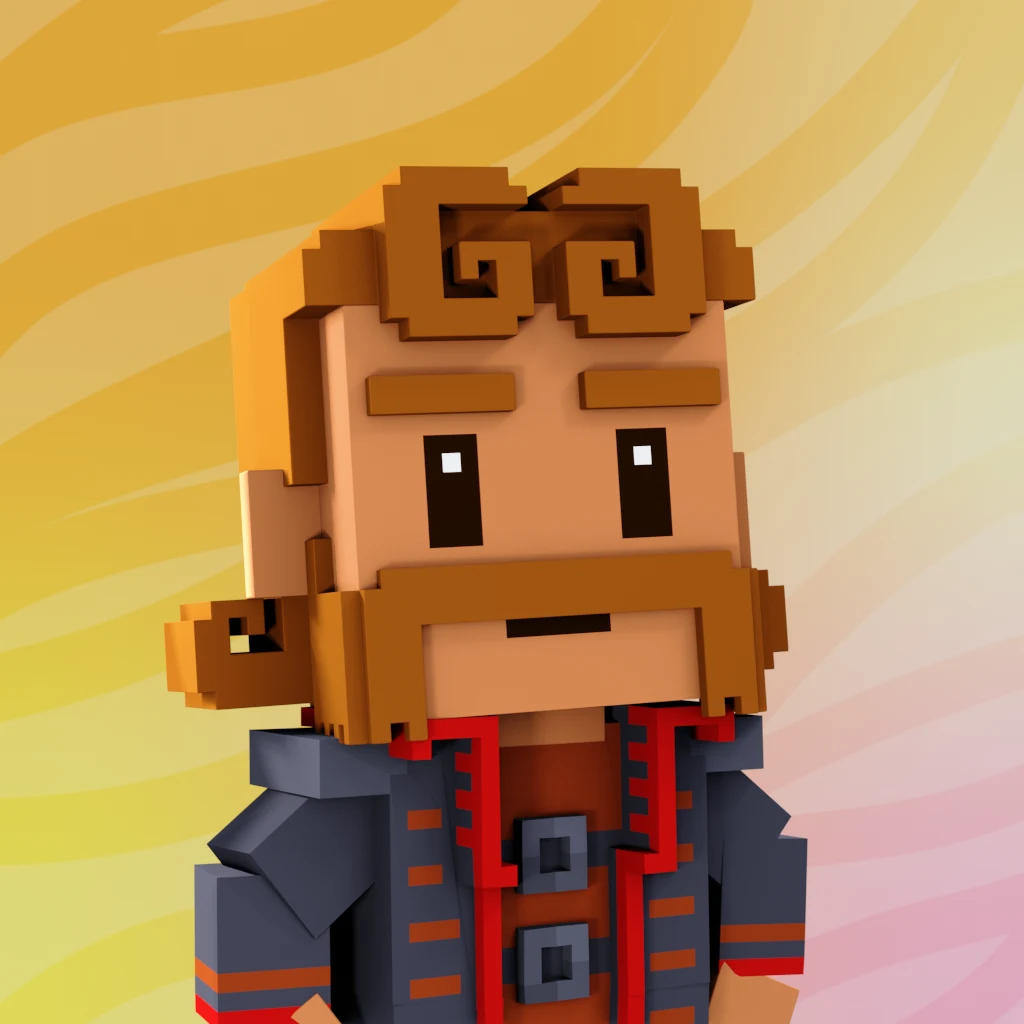 Pirate #9217 voxel render