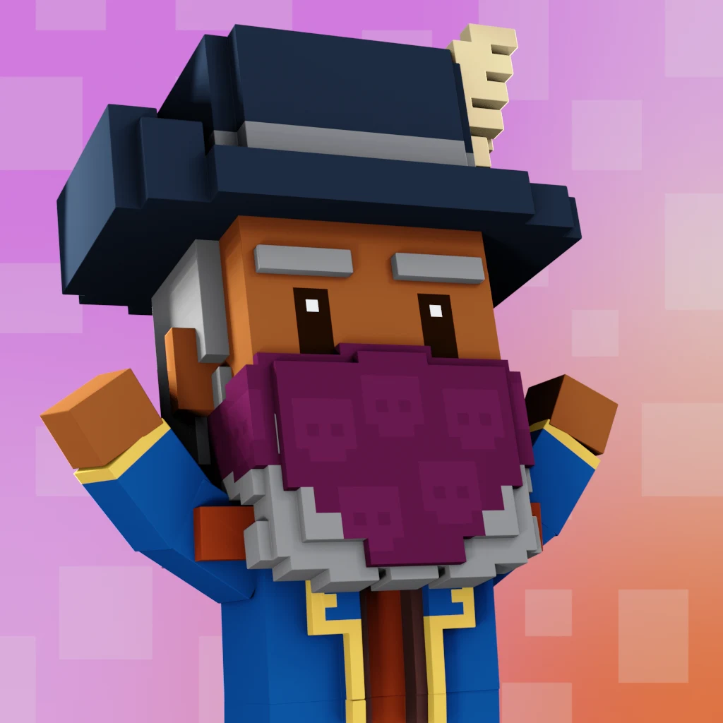 Pirate #9219 voxel render
