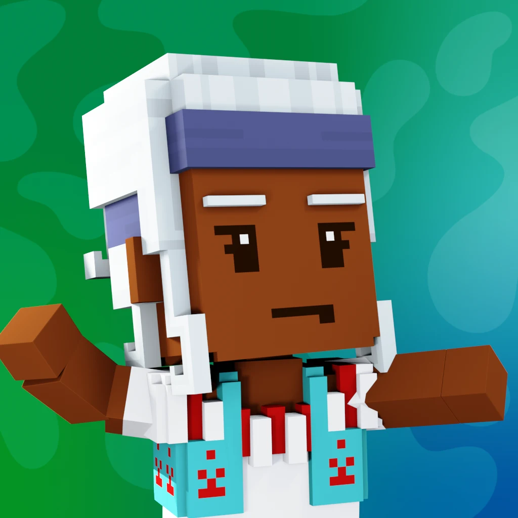 Pirate #9220 voxel render