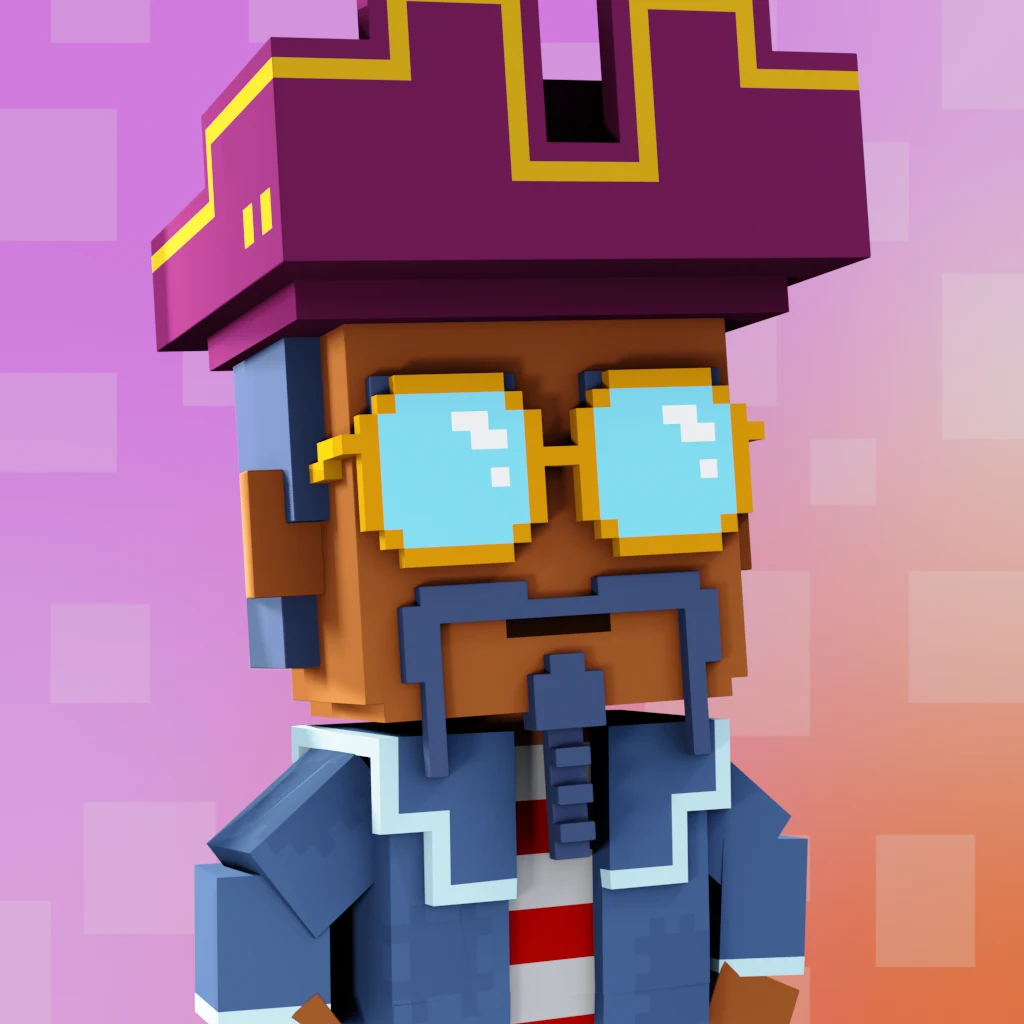 Pirate #9221 voxel render