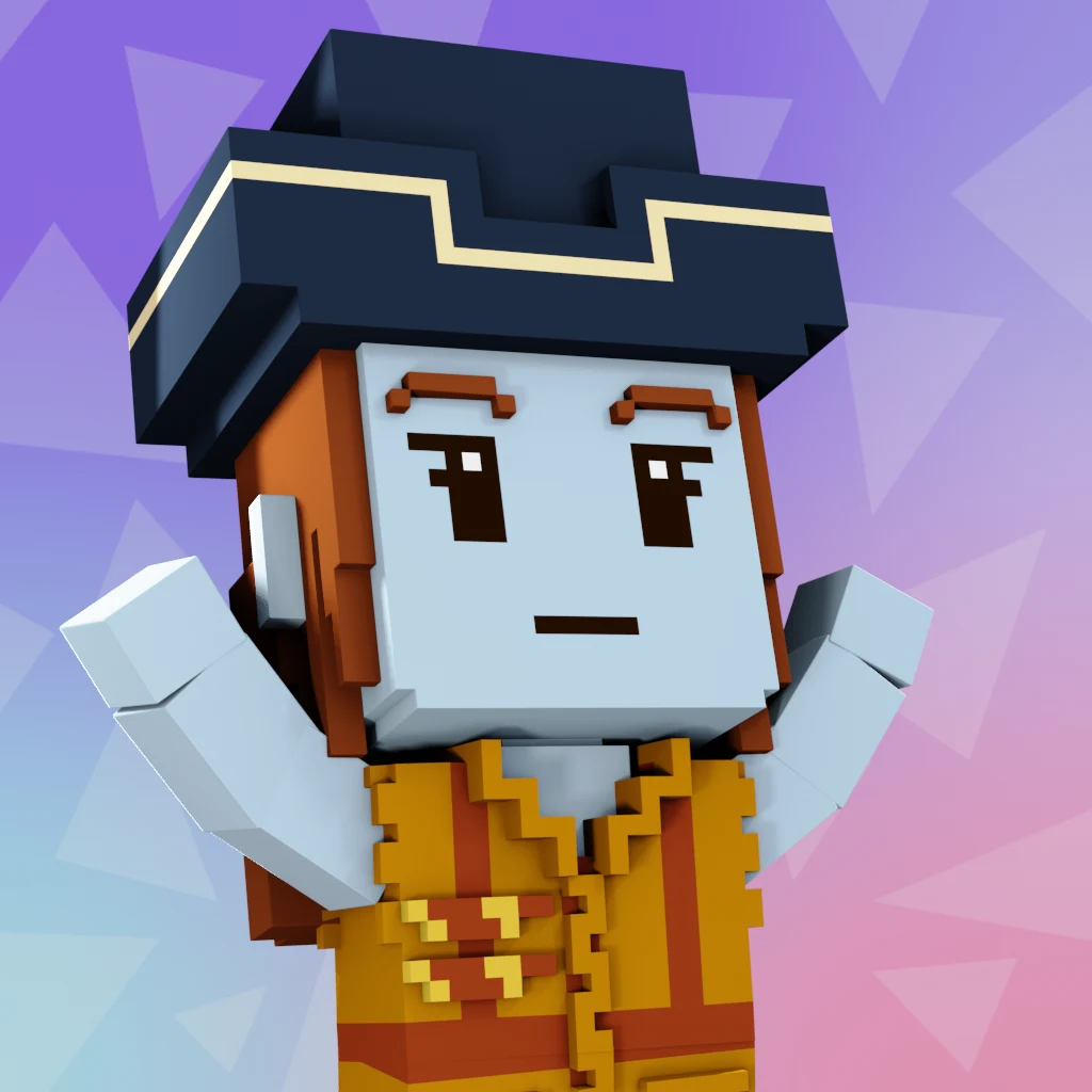 Pirate #9222 voxel render