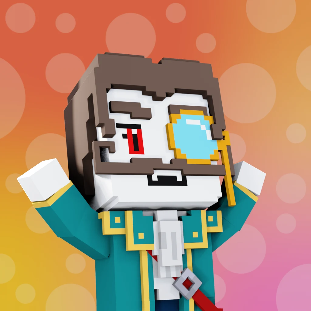 Pirate #9226 voxel render