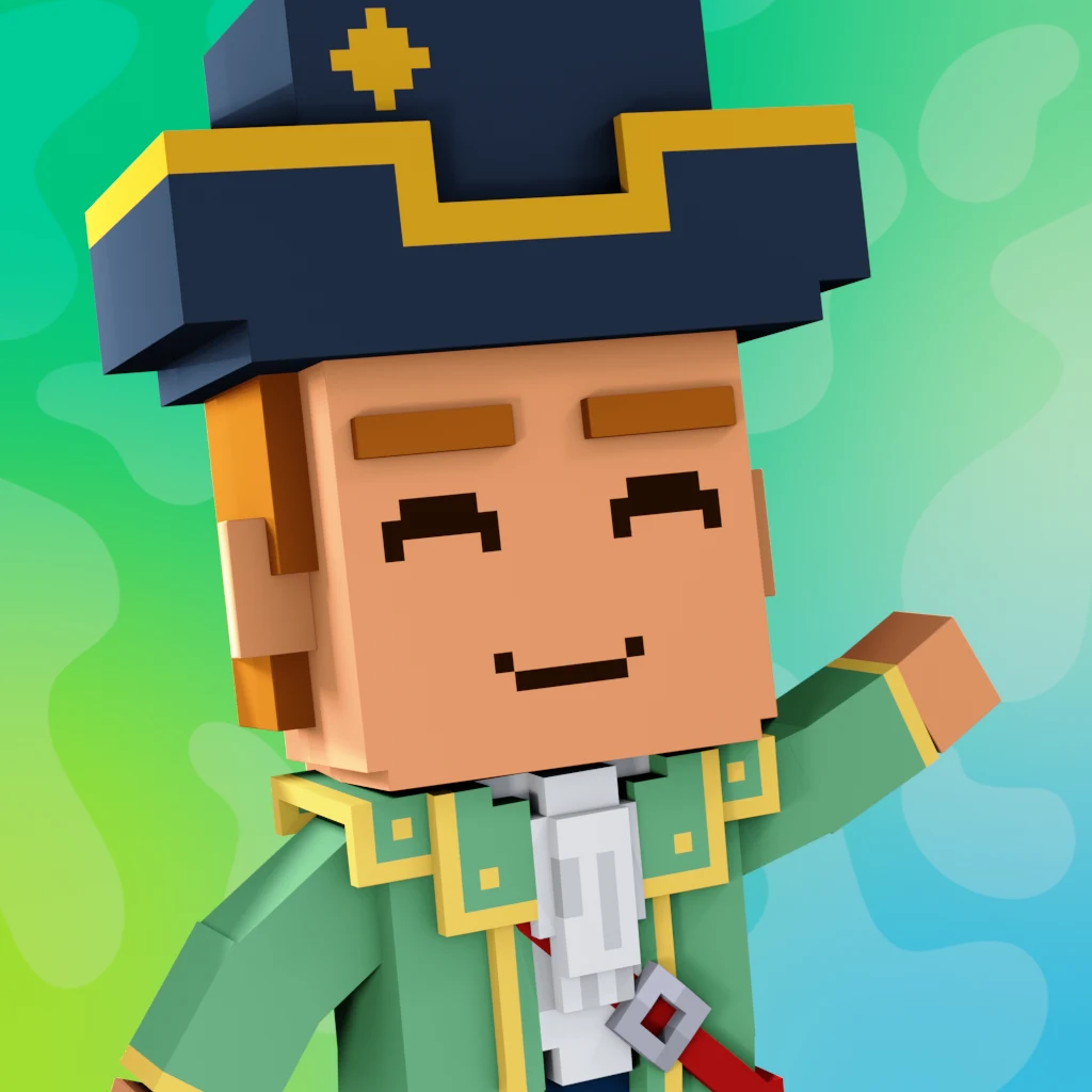 Pirate #9228 voxel render