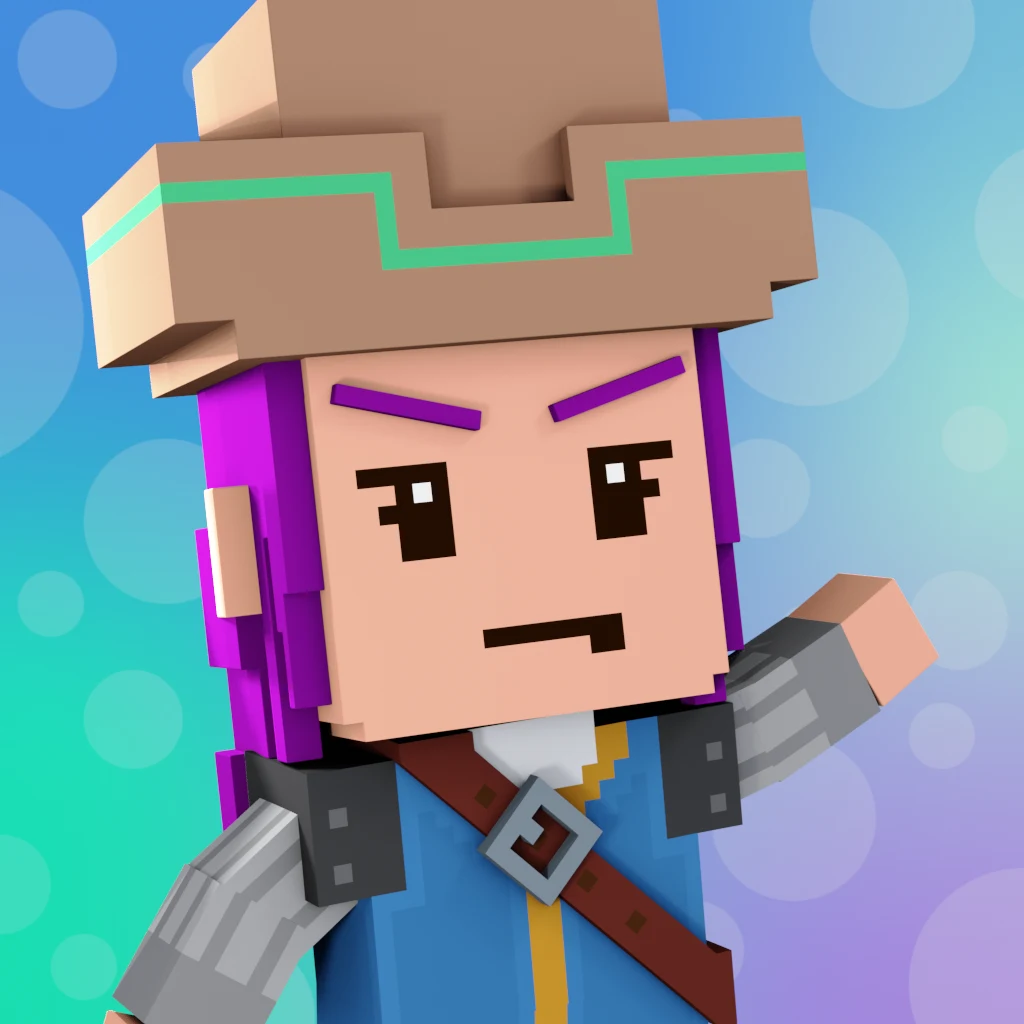 Pirate #9230 voxel render
