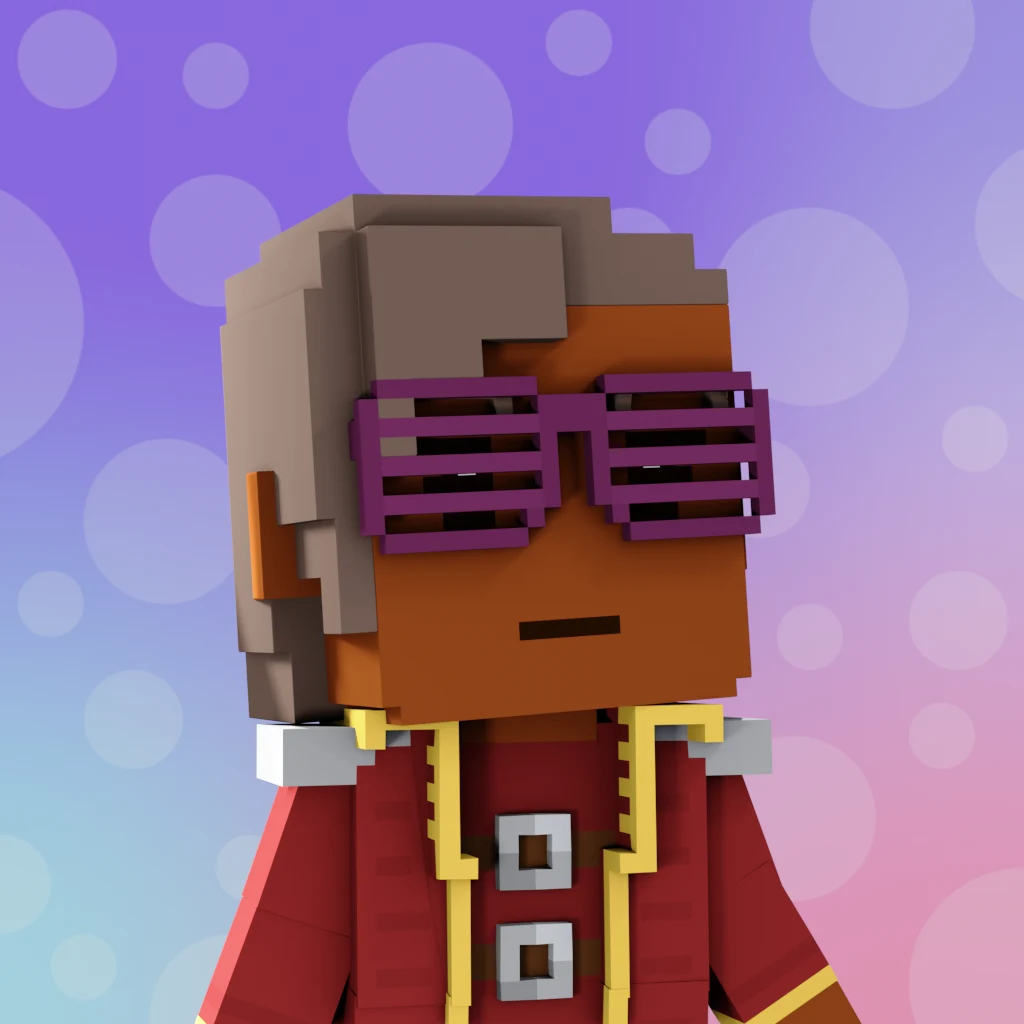 Pirate #9231 voxel render