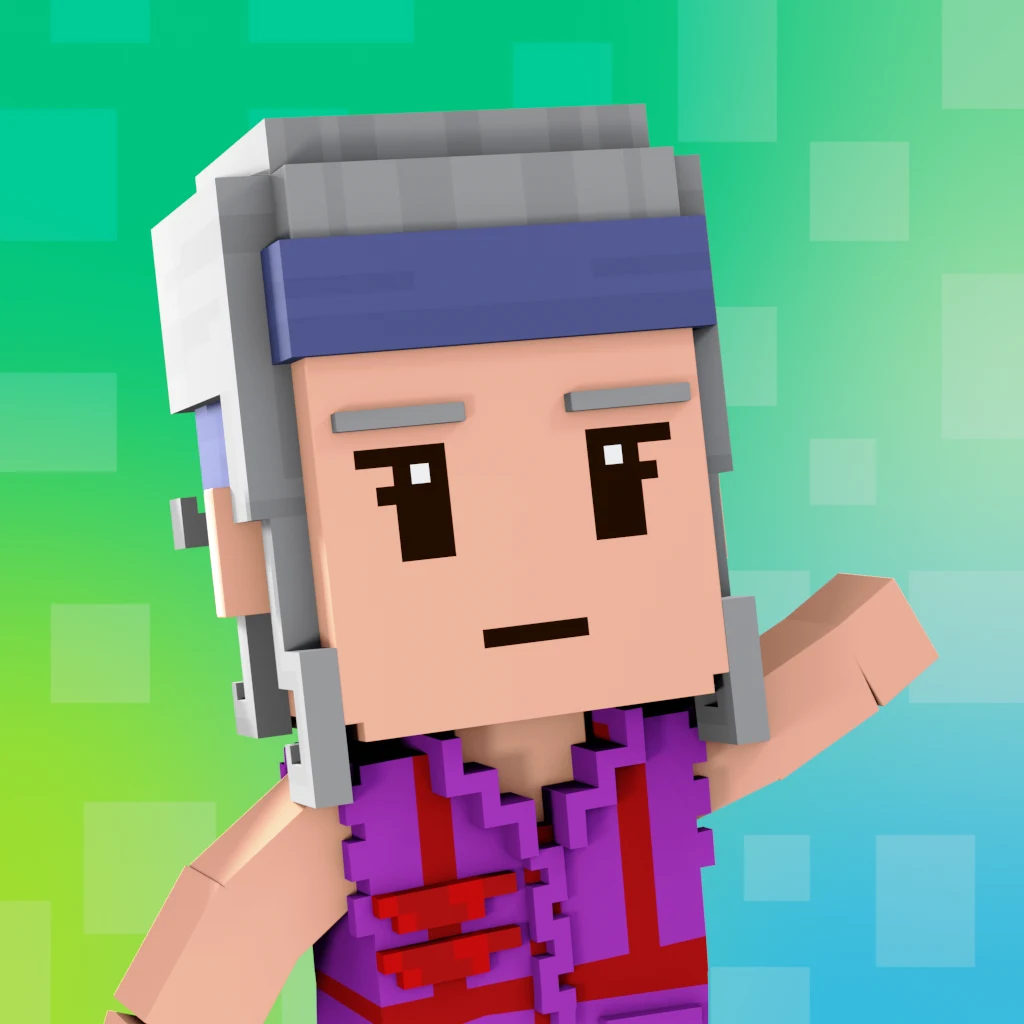 Pirate #9232 voxel render