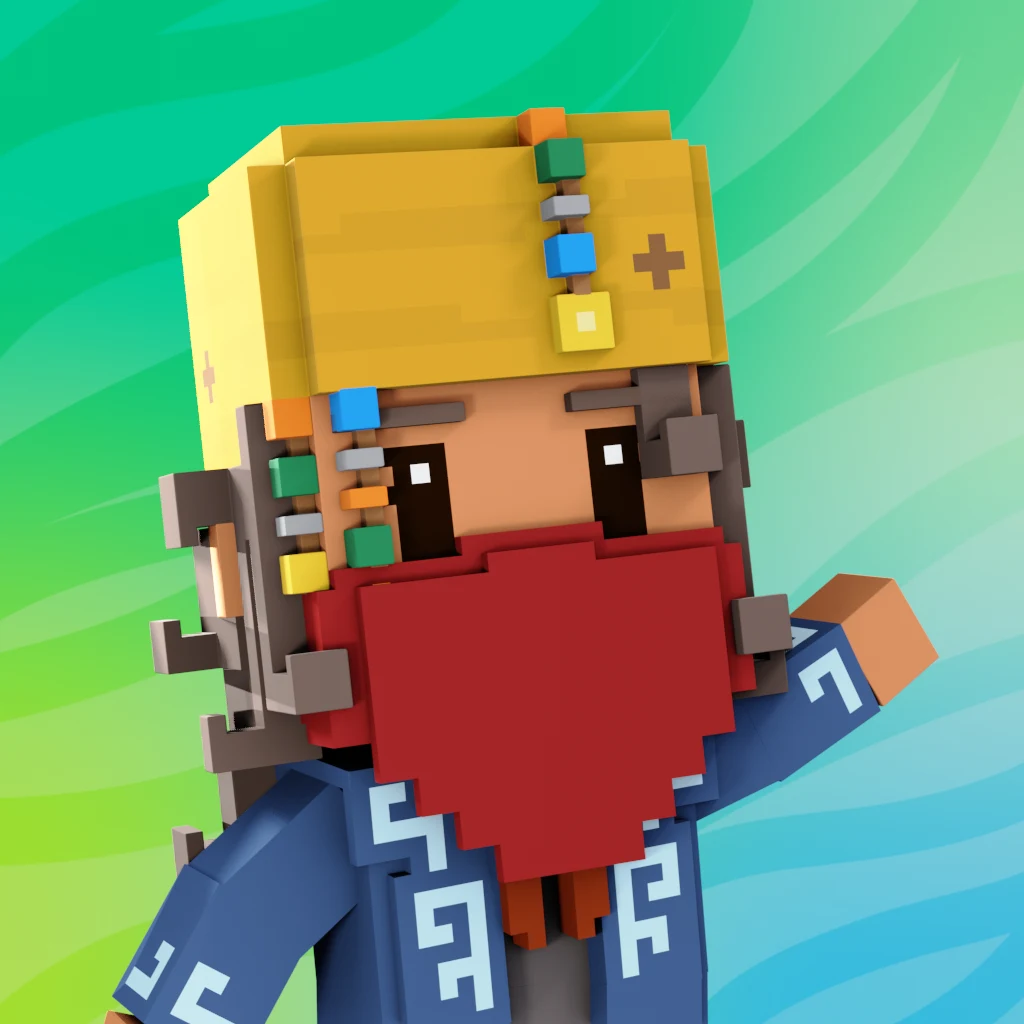 Pirate #9233 voxel render