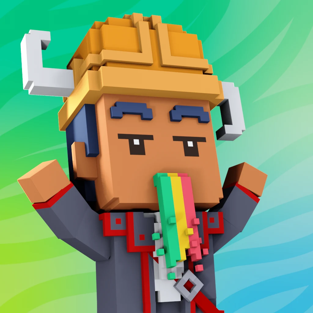 Pirate #9234 voxel render