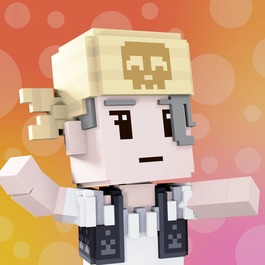 Pirate #9238 voxel render