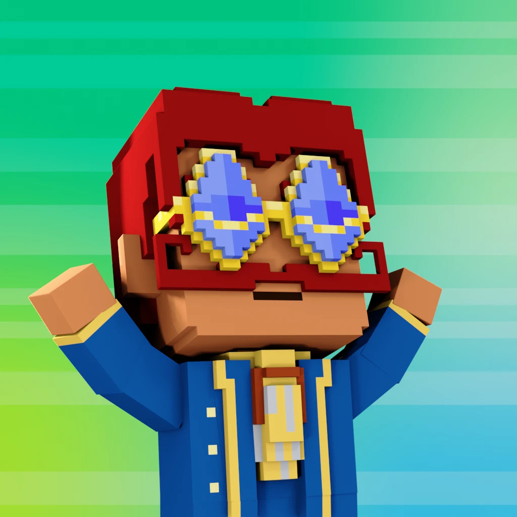 Pirate #924 voxel render