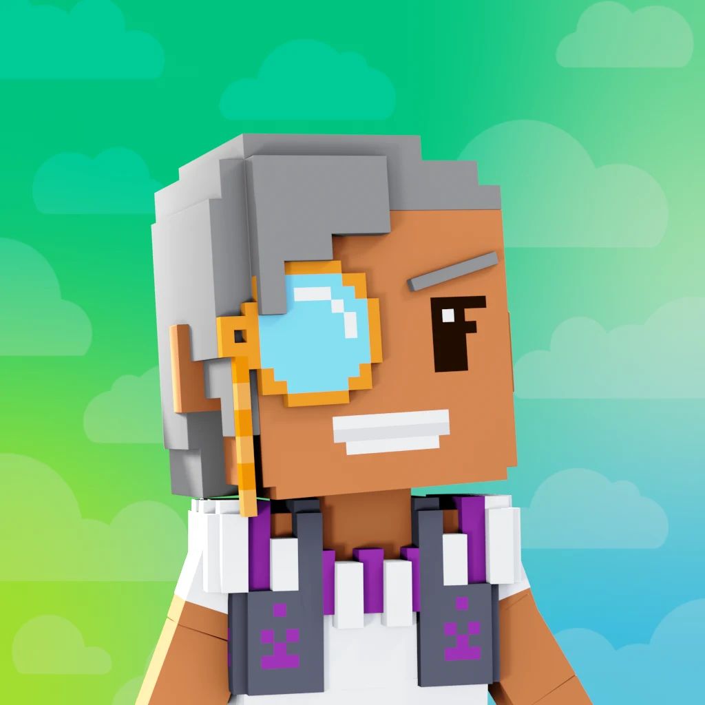 Pirate #9241 voxel render