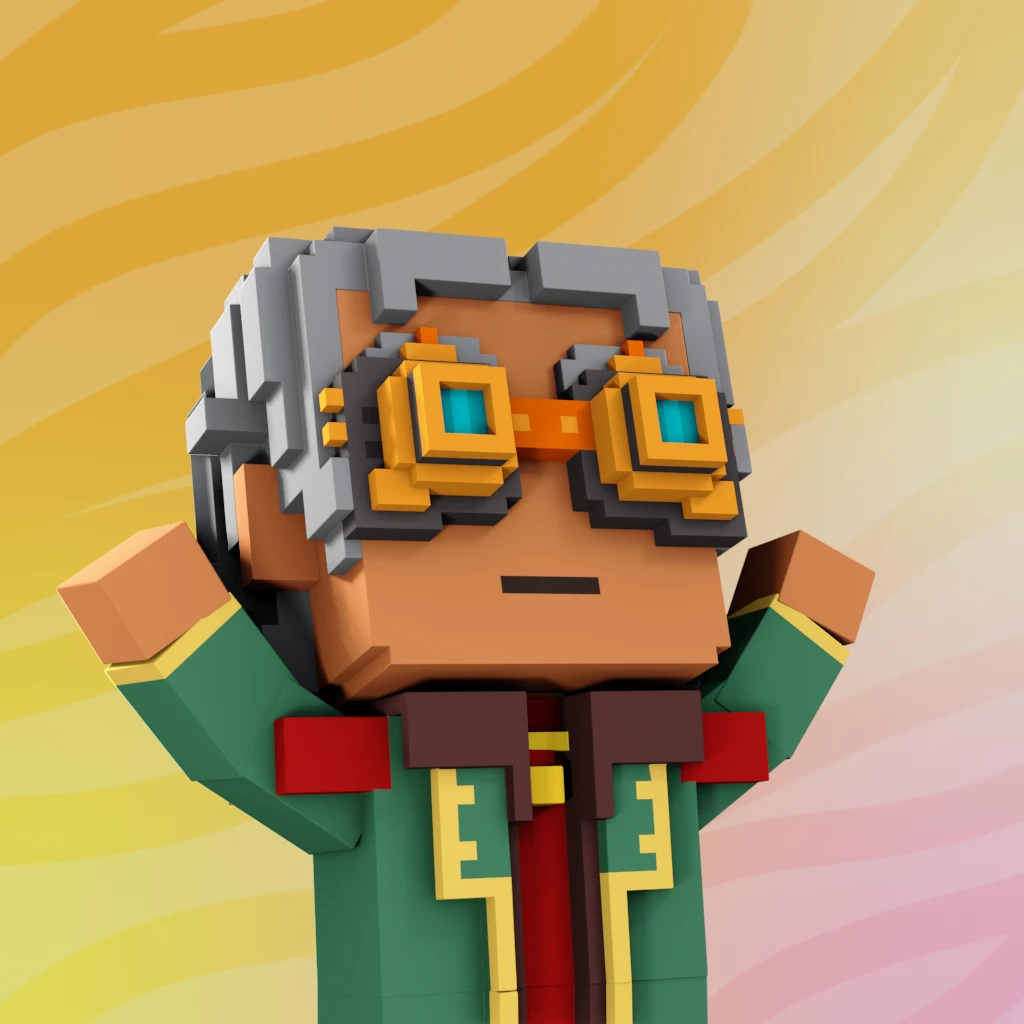 Pirate #9245 voxel render
