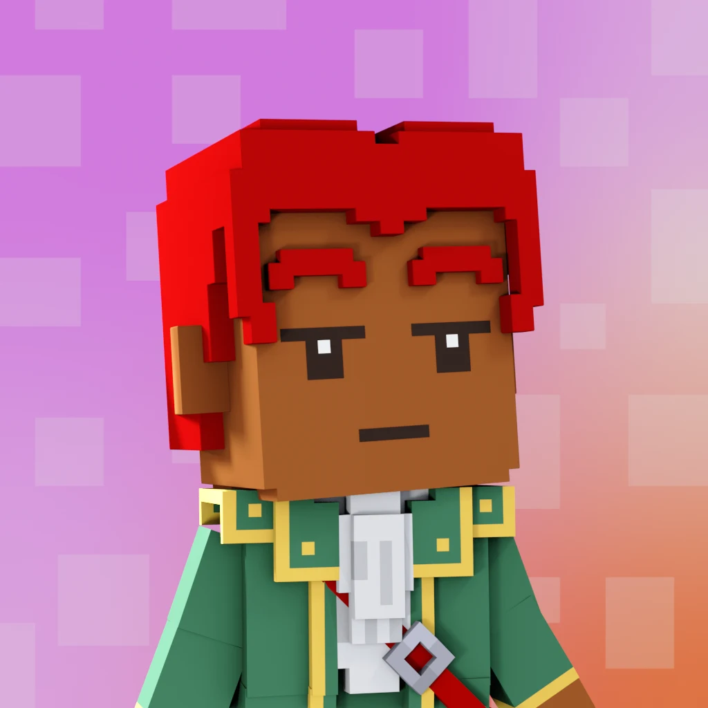 Pirate #9246 voxel render