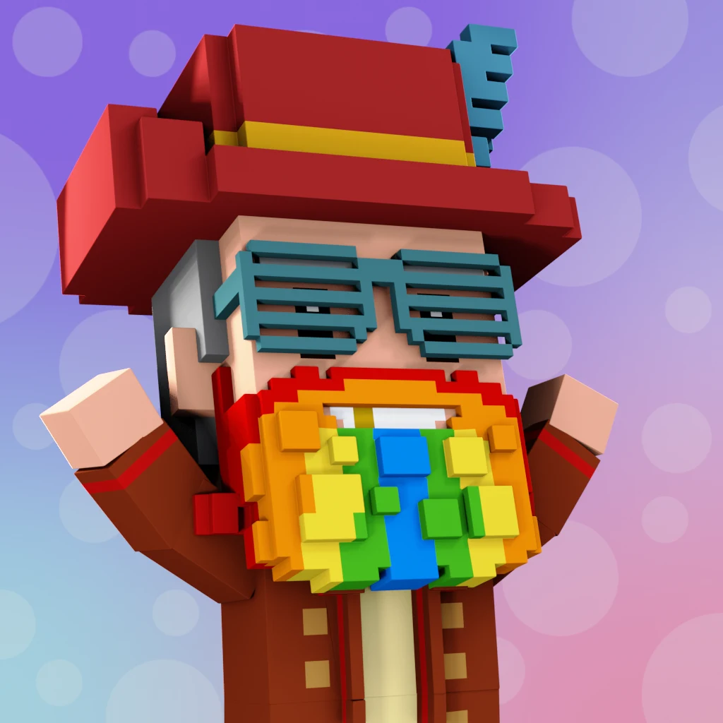 Pirate #9248 voxel render