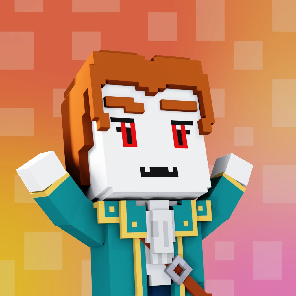 Pirate #9249 voxel render