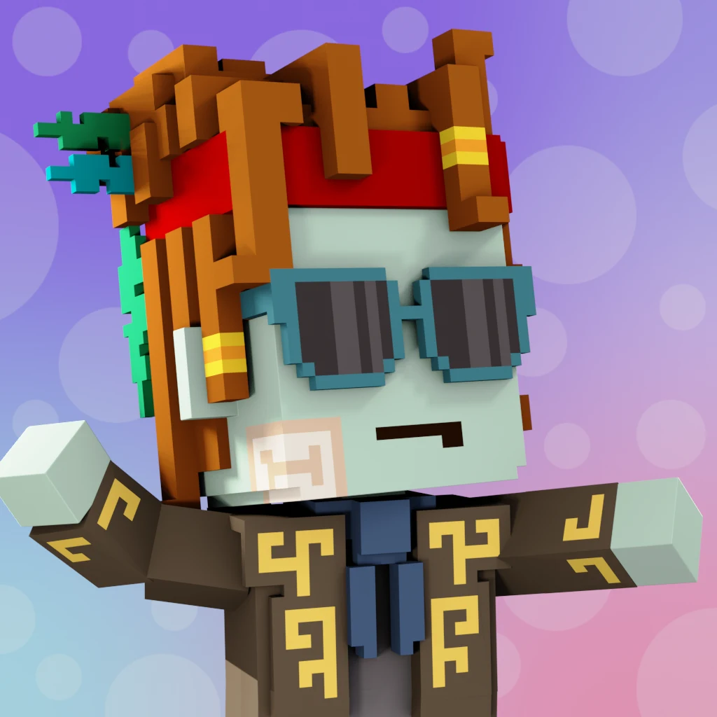 Pirate #925 voxel render
