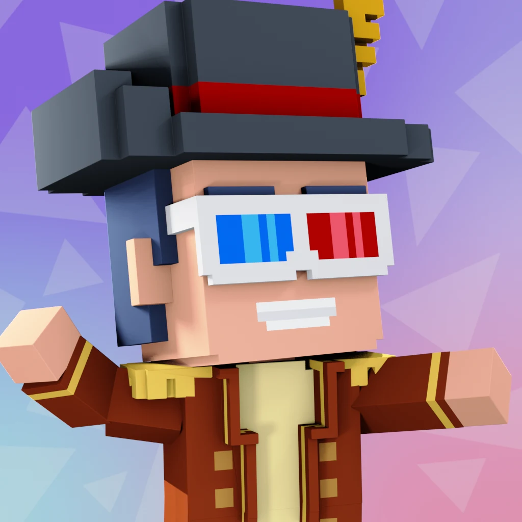 Pirate #9250 voxel render
