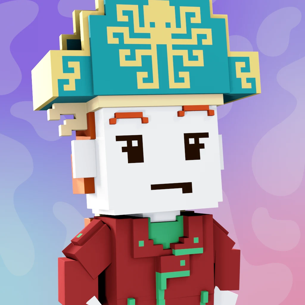 Pirate #9251 voxel render