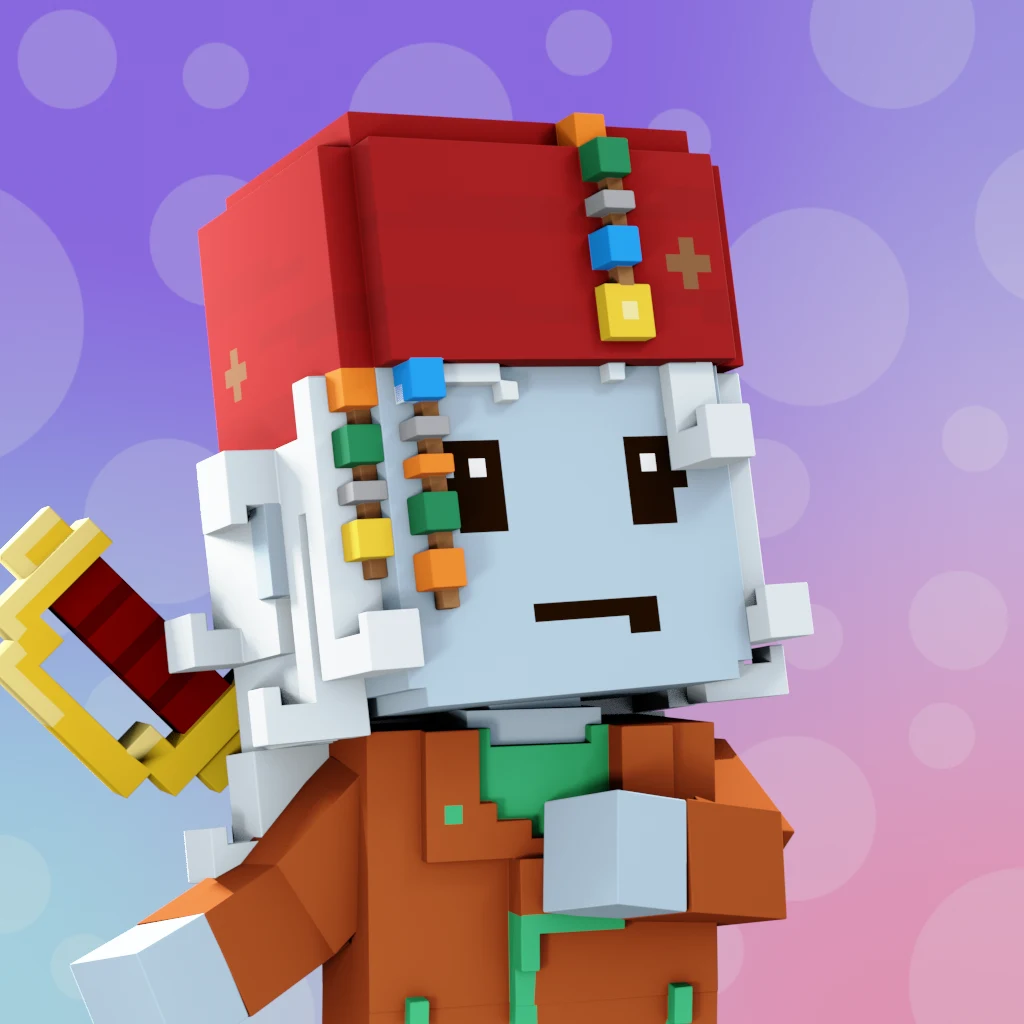 Pirate #9253 voxel render