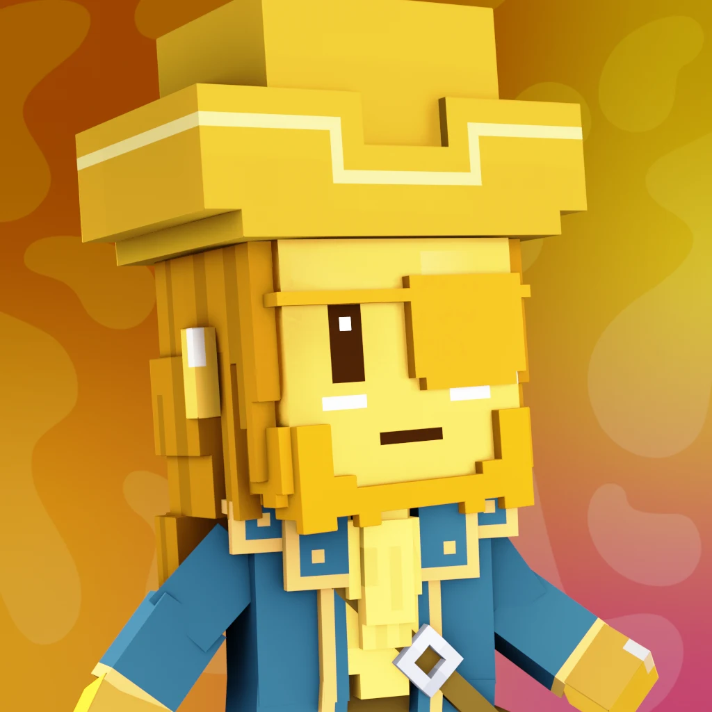 Pirate #9256 voxel render