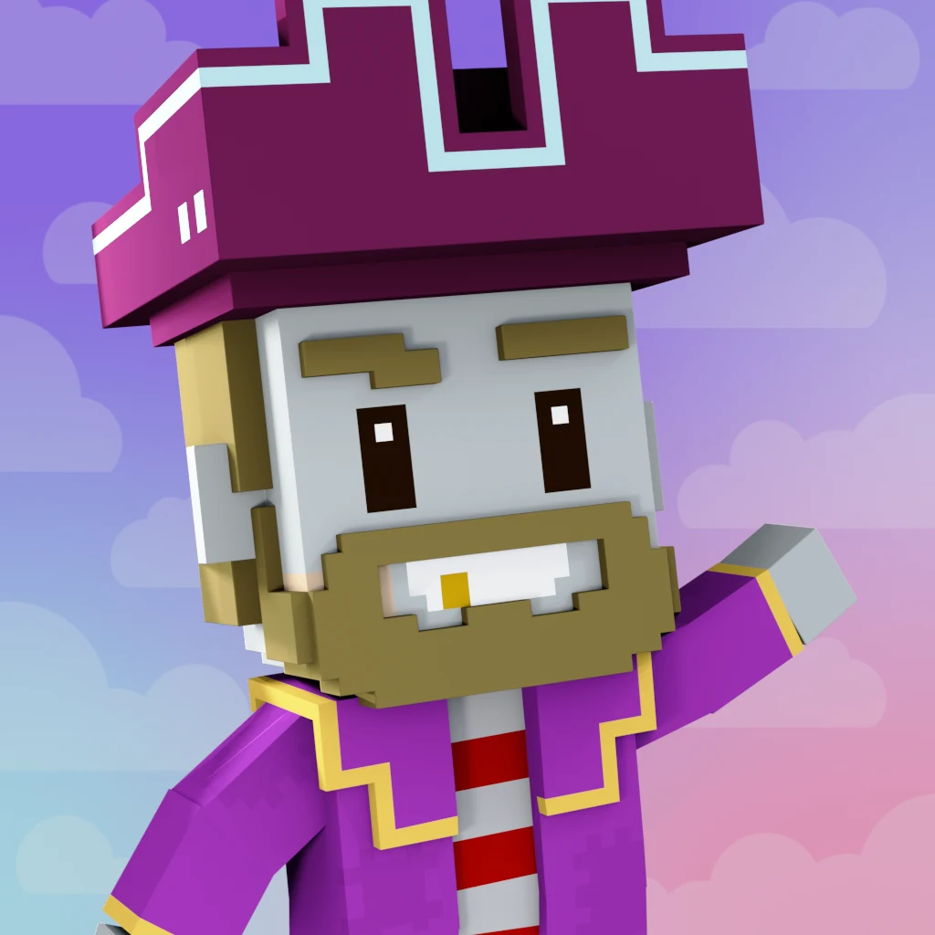 Pirate #9257 voxel render