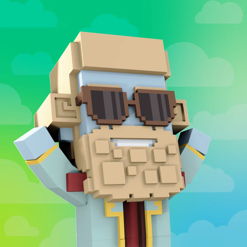 Pirate #9258 voxel render