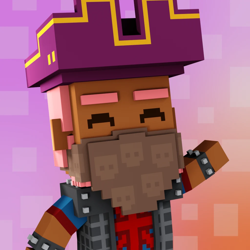 Pirate #9259 voxel render