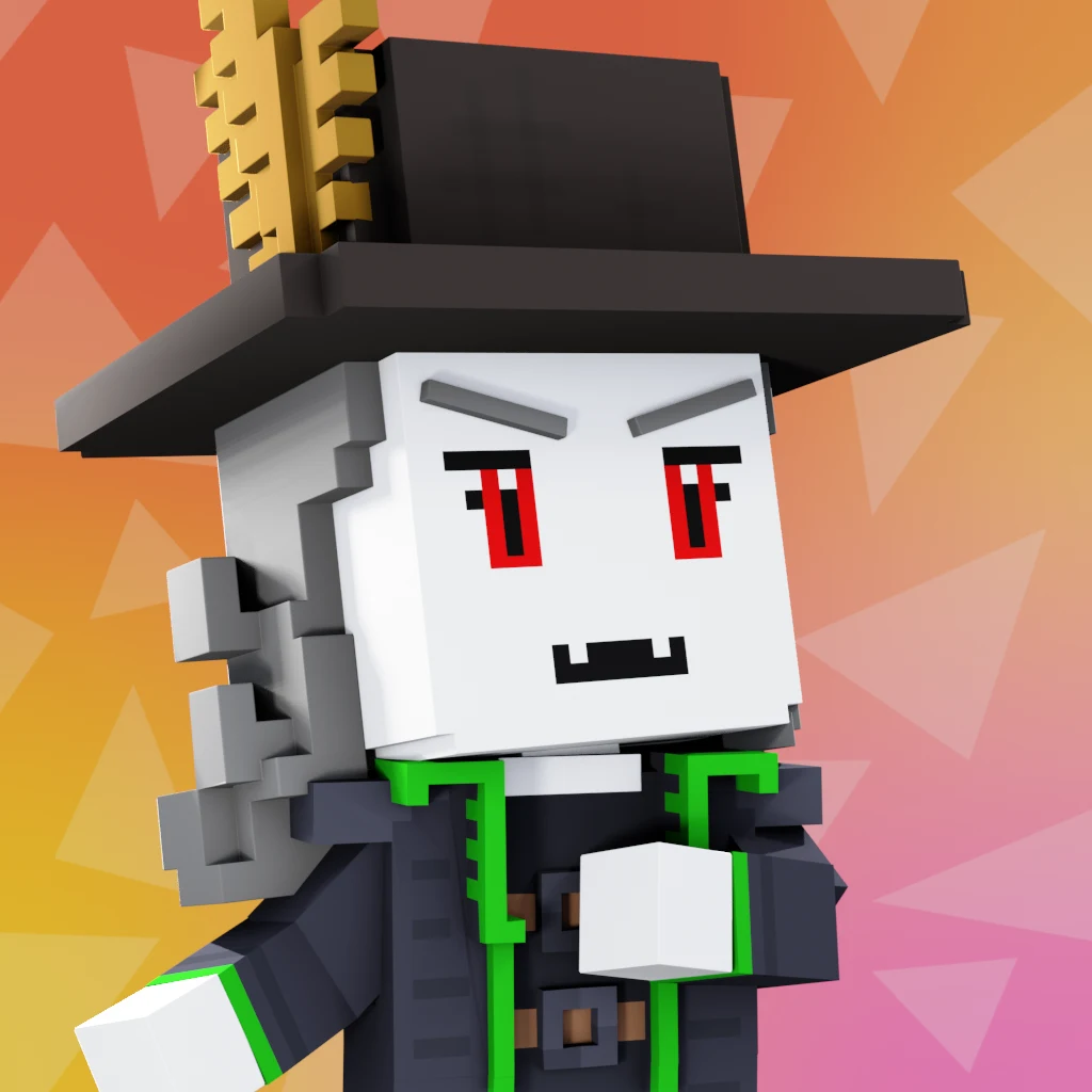 Pirate #9260 voxel render
