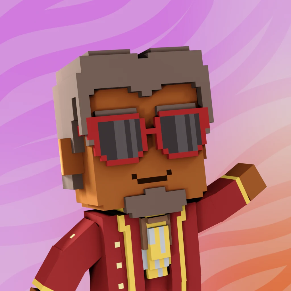 Pirate #9262 voxel render