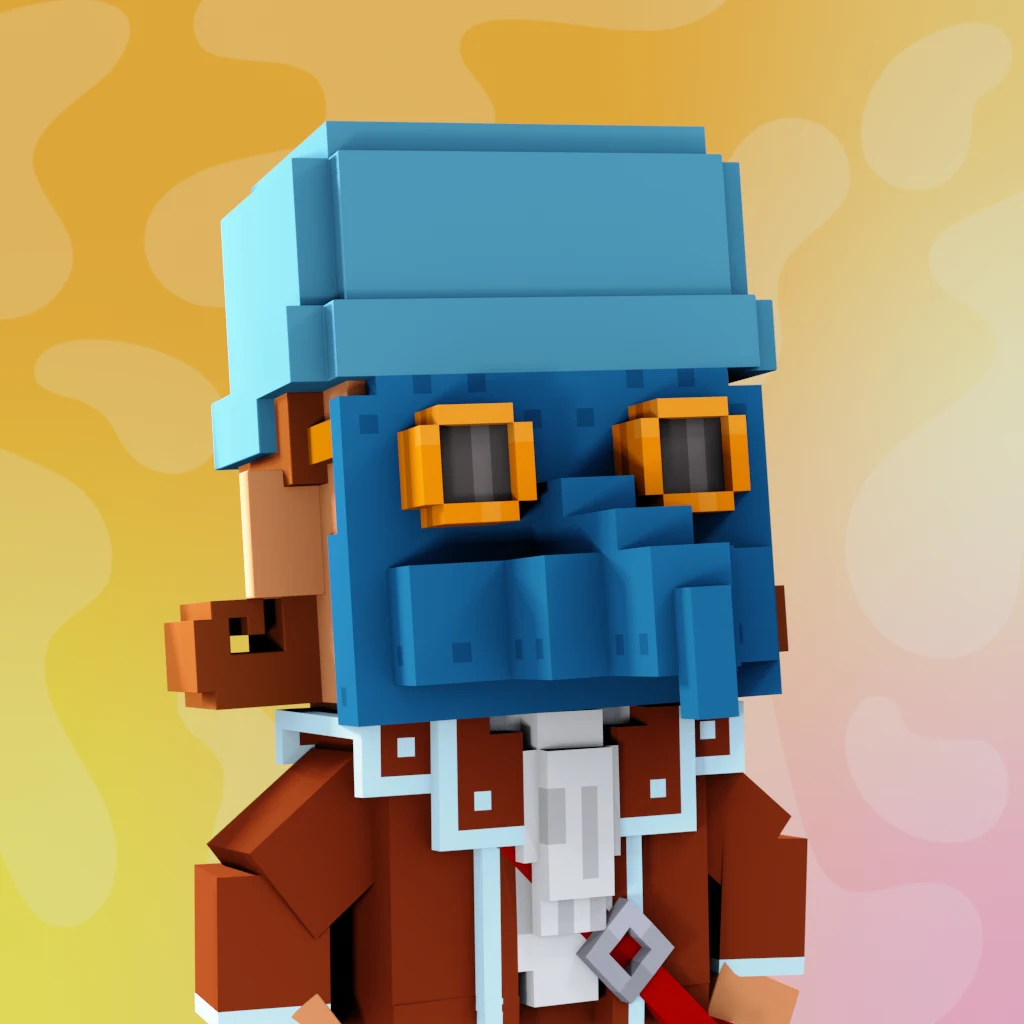 Pirate #9263 voxel render