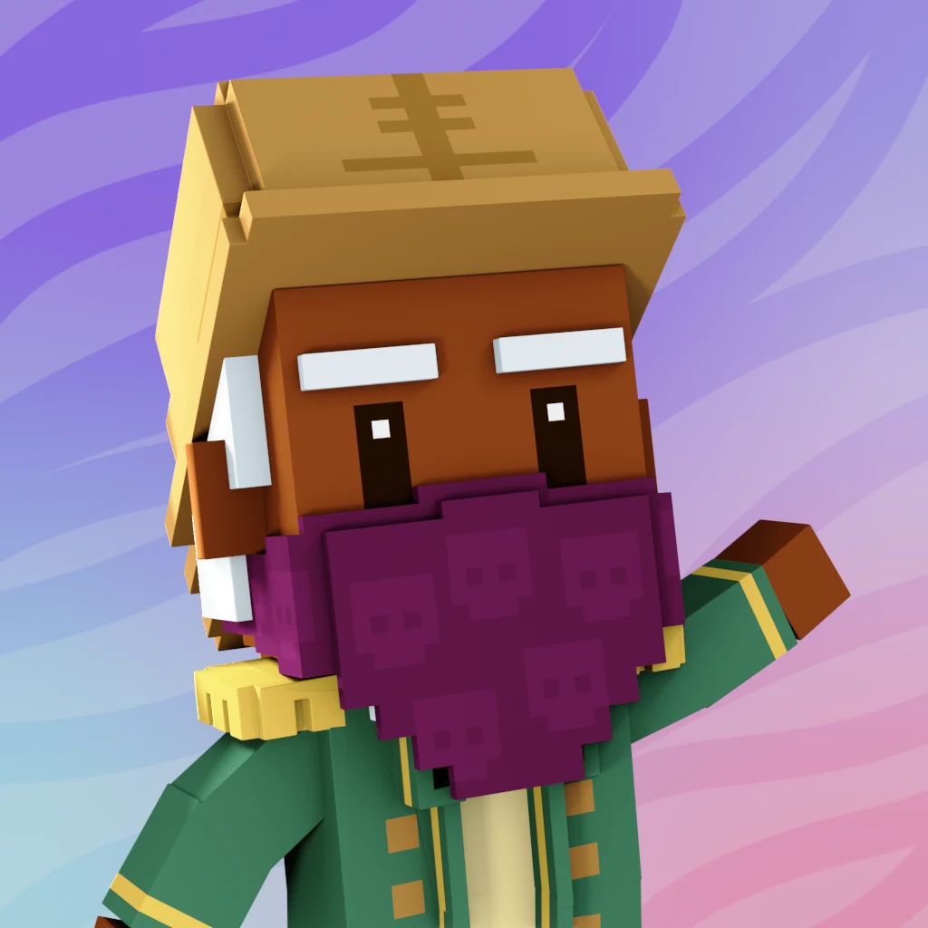 Pirate #9265 voxel render