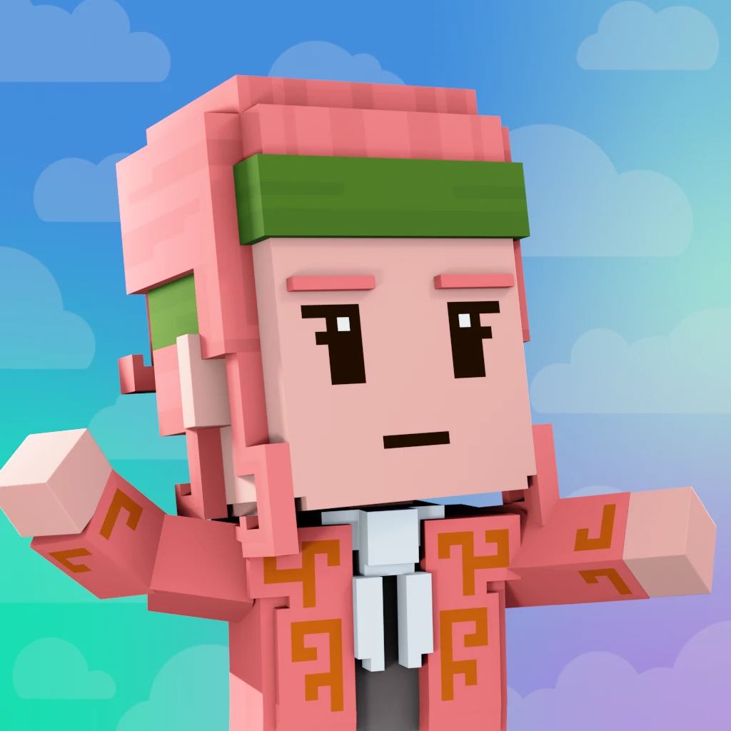 Pirate #9266 voxel render
