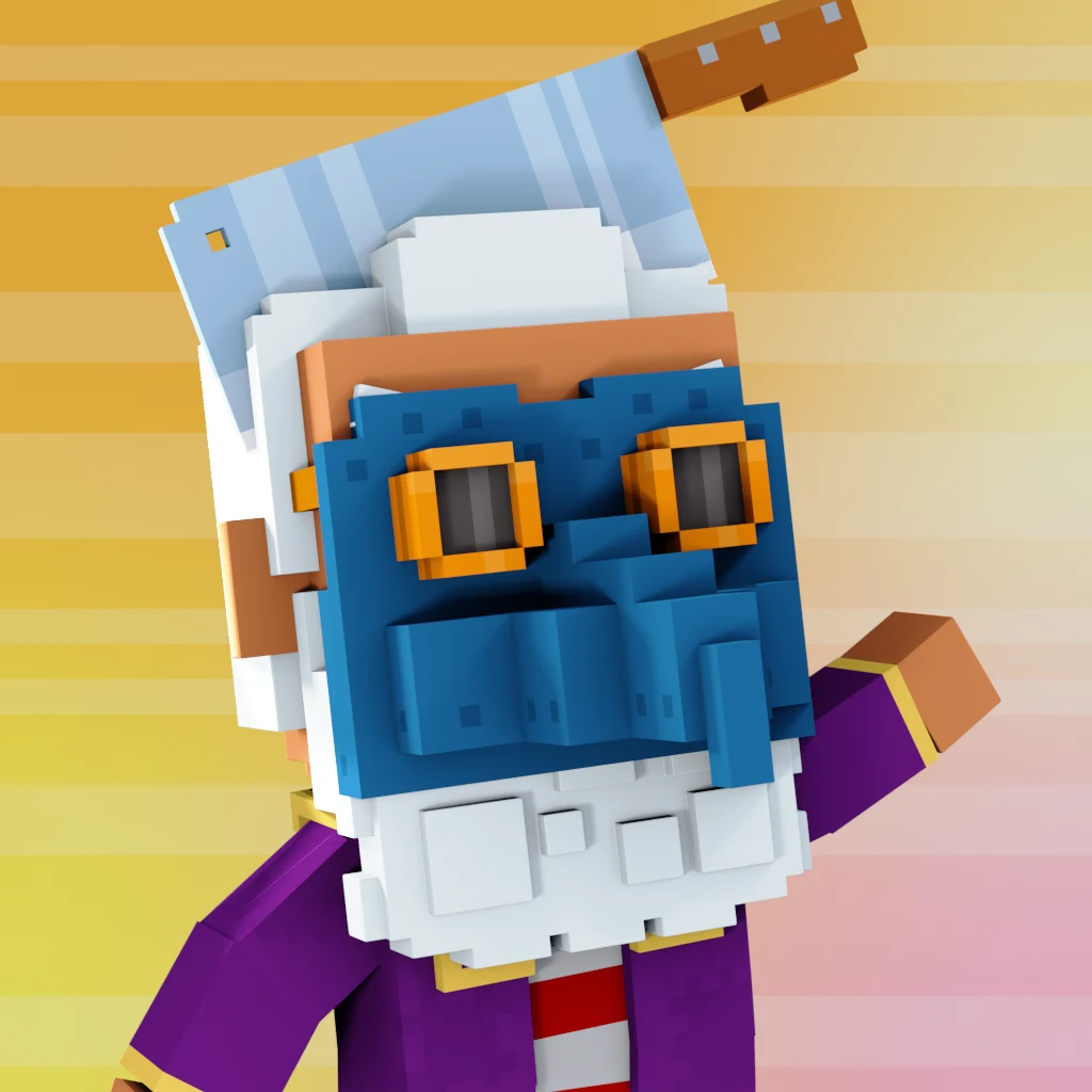 Pirate #927 voxel render