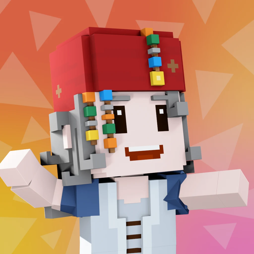 Pirate #9270 voxel render