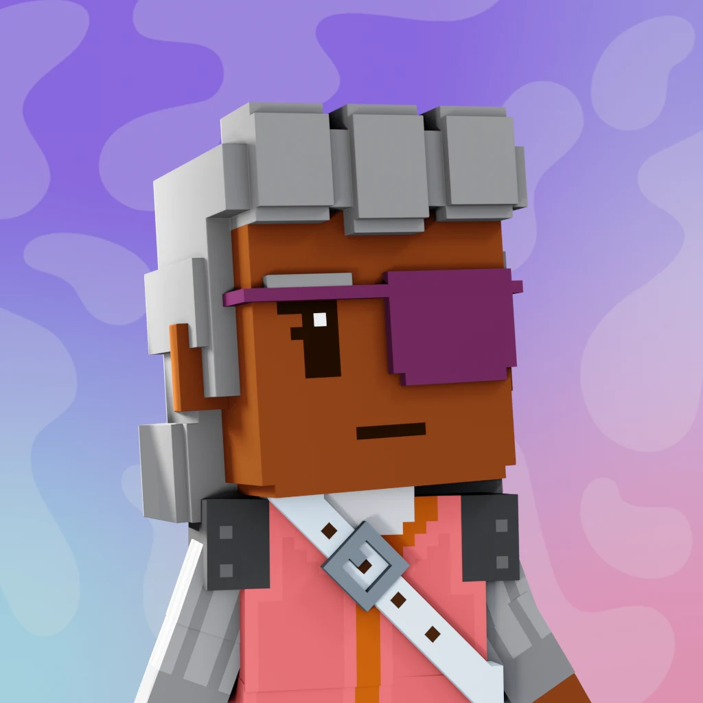 Pirate #9274 voxel render