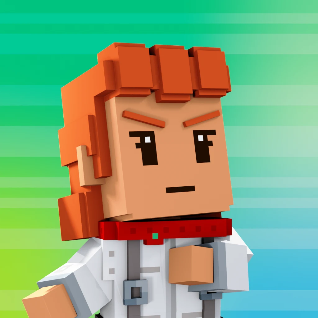 Pirate #9276 voxel render