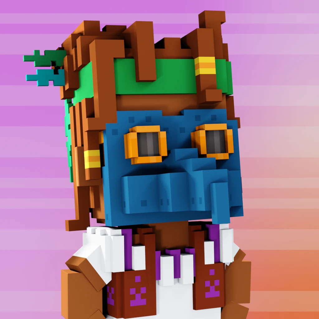Pirate #9279 voxel render
