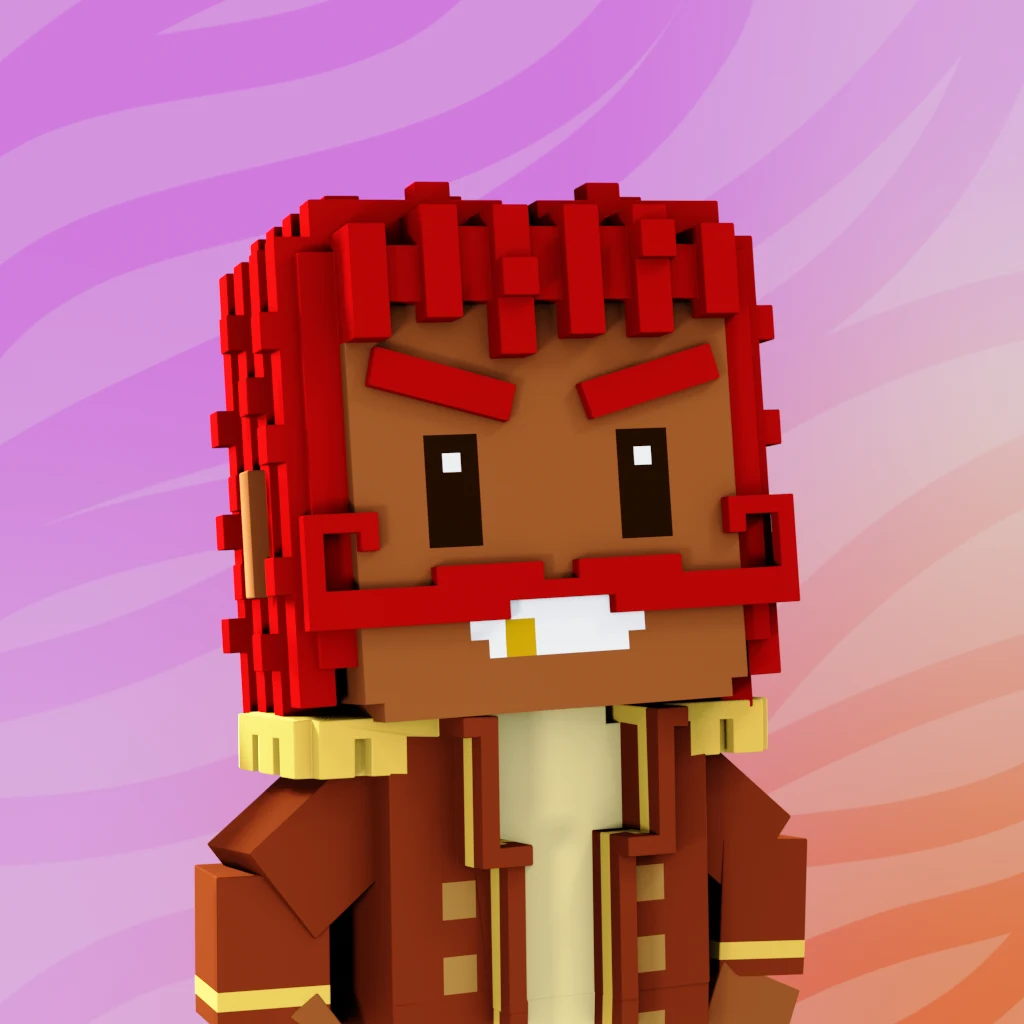 Pirate #9281 voxel render