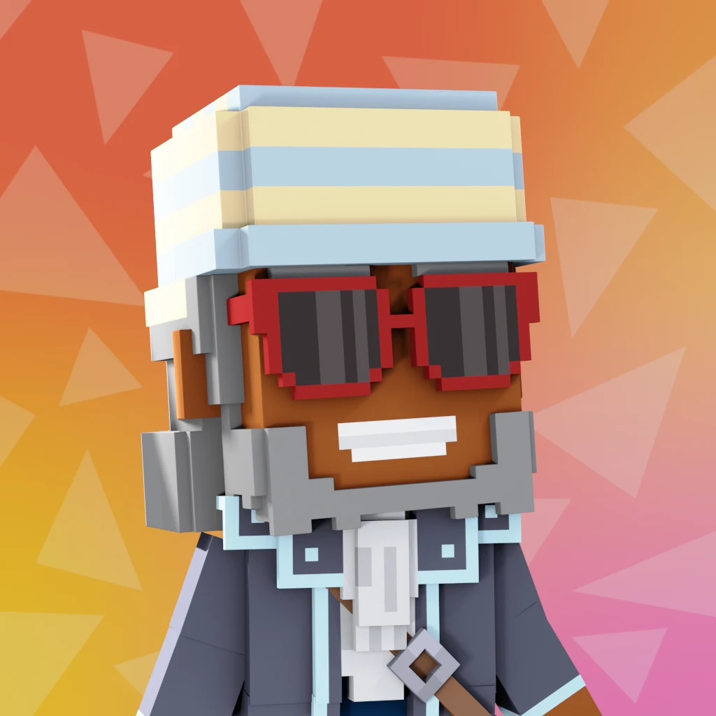 Pirate #9282 voxel render