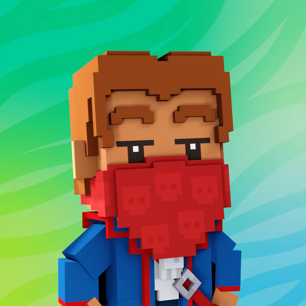 Pirate #9288 voxel render