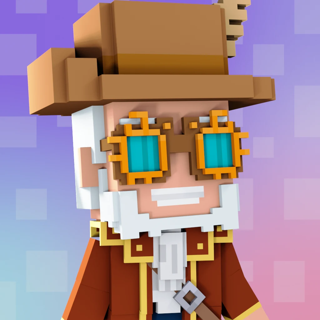 Pirate #9289 voxel render