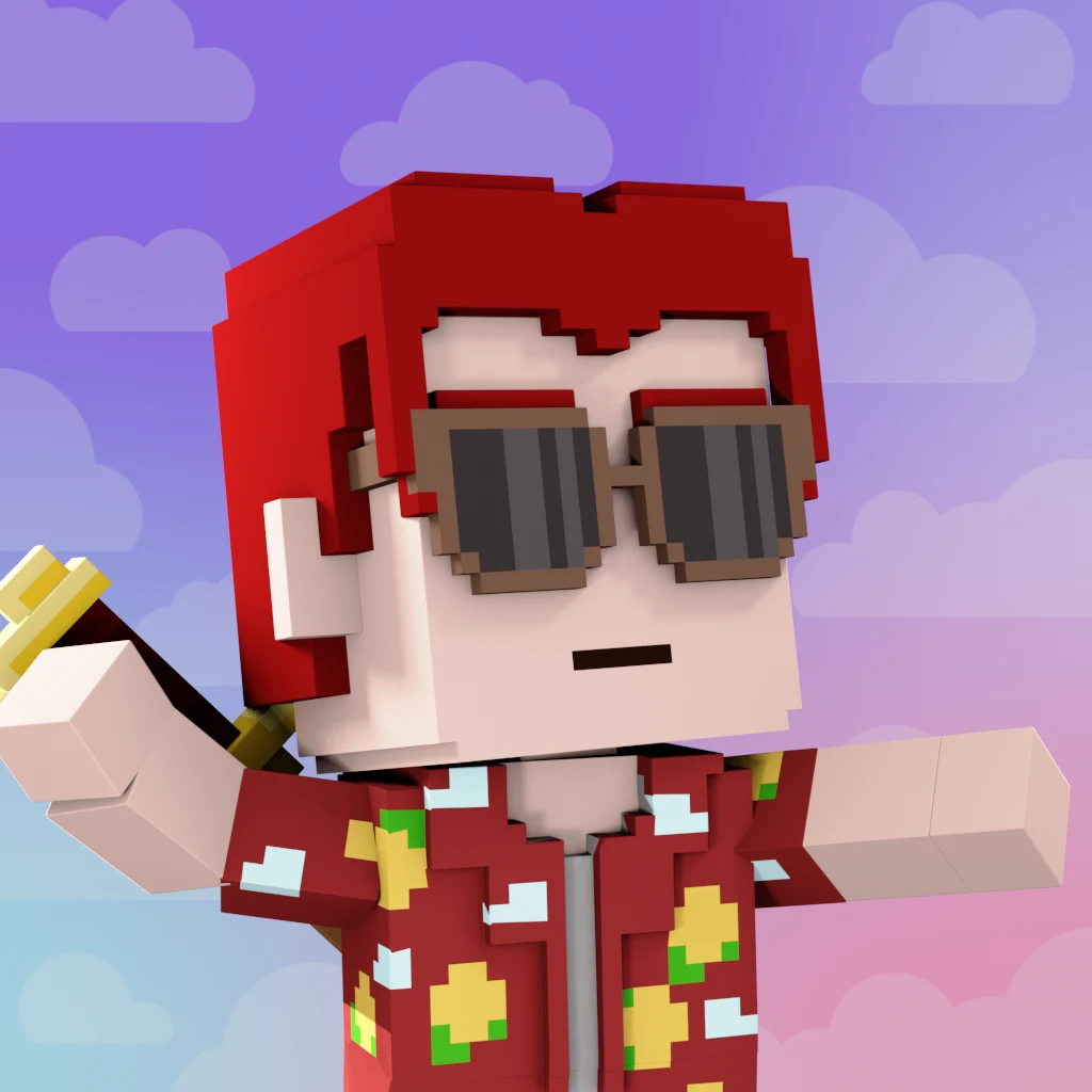 Pirate #9291 voxel render