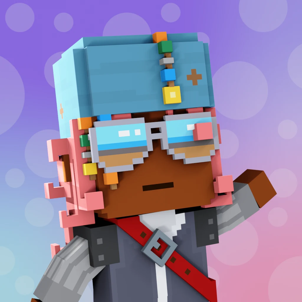 Pirate #9292 voxel render