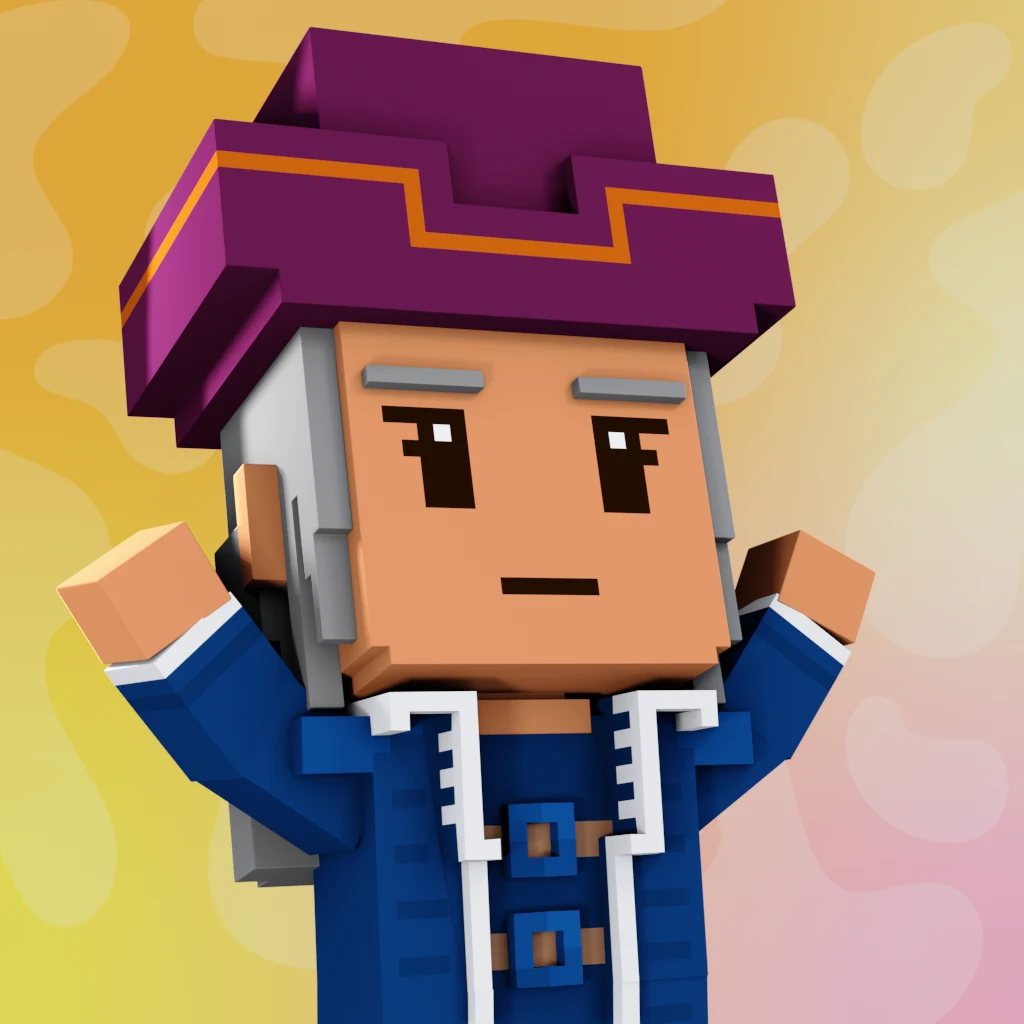 Pirate #9293 voxel render