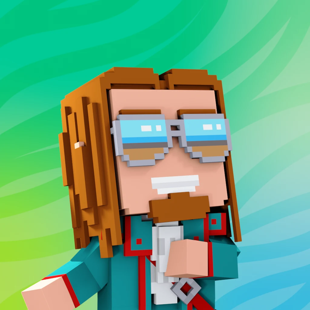 Pirate #9294 voxel render
