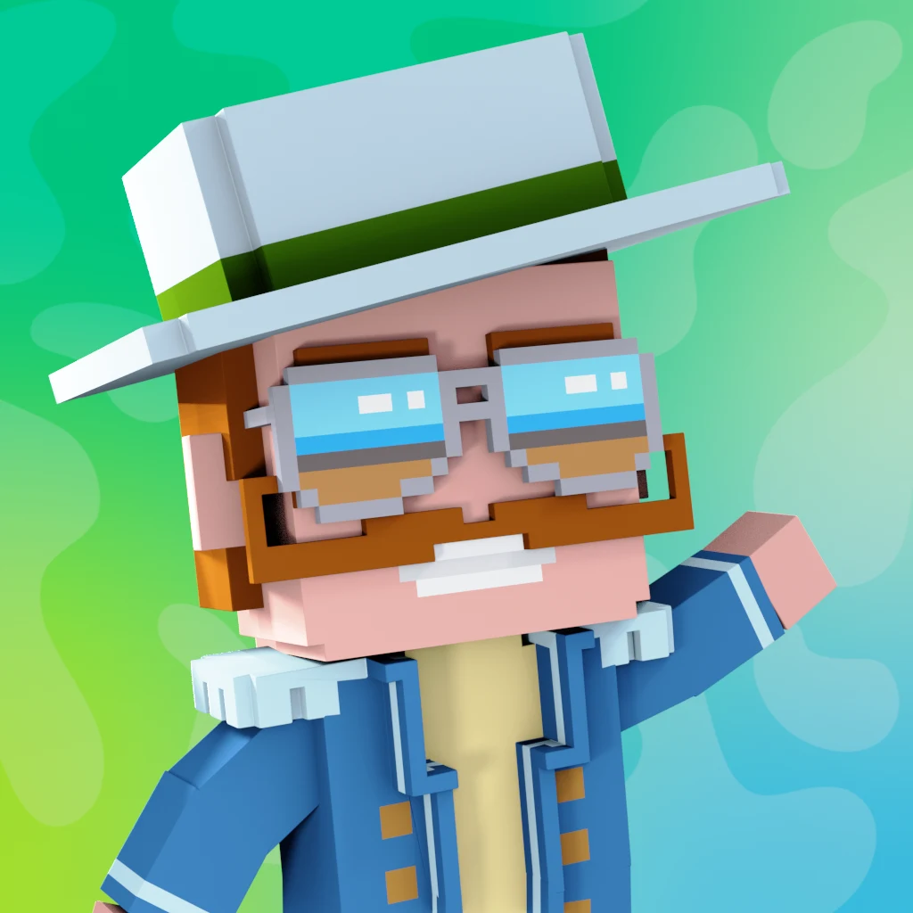 Pirate #9297 voxel render