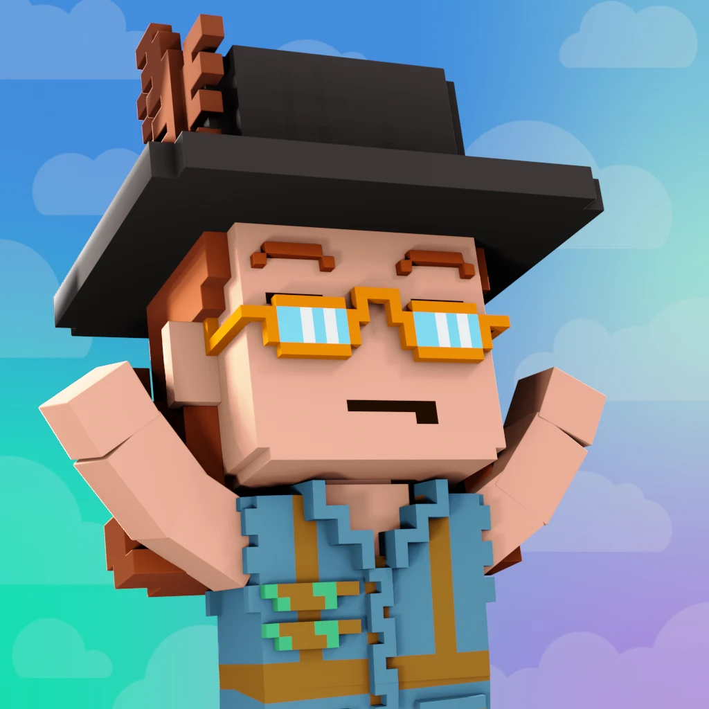 Pirate #930 voxel render