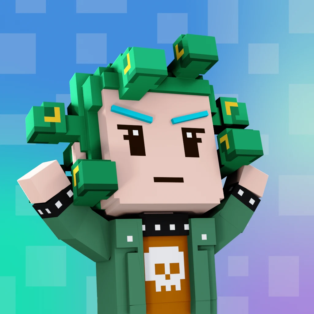 Pirate #9308 voxel render